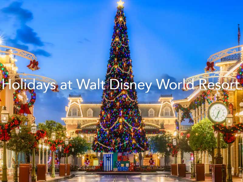 Holiday Celebrations at Disney World