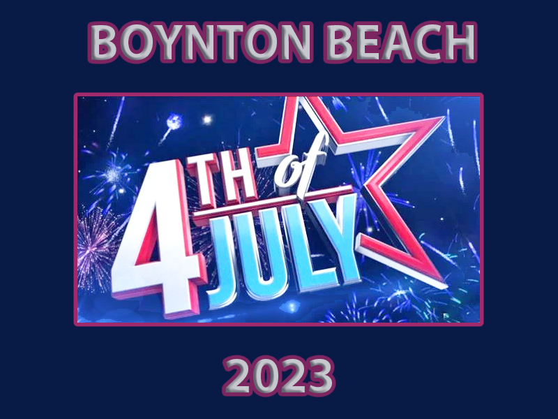 Boynton Beach-Red, White and Blue With a Waterfront View